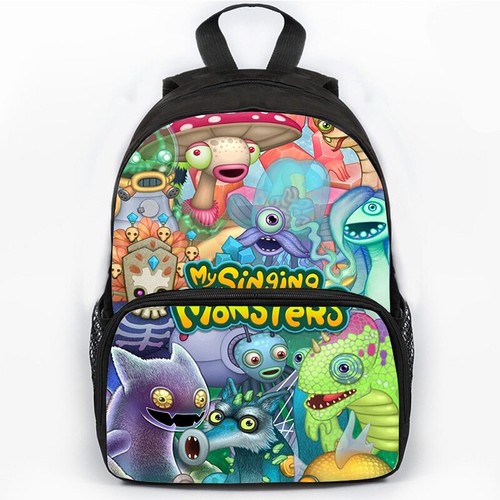 My Singing Monsters Backpack Waterproof Schoolbag Travel Bag Sport Backpacks - Picture 12 of 51