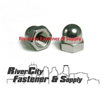 100 M10-1.5 Acorn / Dome / Cap Hex Nuts 10mm A2 Stainless Steel M10x1.5 Coarse