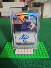 2023 Bowman Chrome 1st Bowman Connor Staine Refractor Auto #/499 / Rockies 