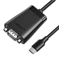 1X serial port adapter cable USB-C to DB9 pin male adapter 1.5M Type-C to RS232