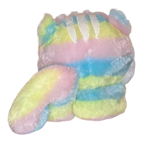 San-X Amuse 12" Rainbow Fuzzy Tail Squirrel Soft Plush Stuffed Animal Toy Kids - Picture 5 of 12