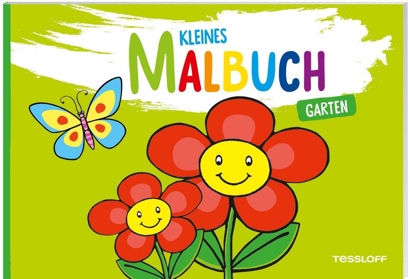 Thumbnail - Kleines Malbuch. Garten | Malen Für Kinder Ab 3 Jahren | Kersti