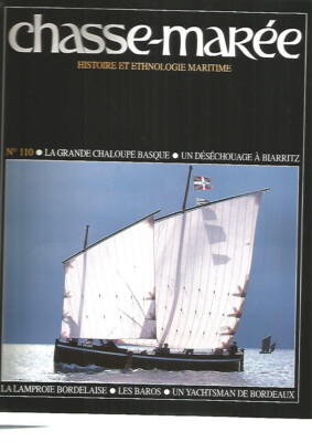 JAGD-GEZEITEN NR. 110 GDE BASKISCHES SCHALUPPE / SCHIFFFAHRT IN BIARRITZ / NEAMPROIE