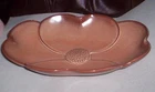 Vintage Frankoma Pottery  Dogwood Oval Platter PEACH GLOW 13"