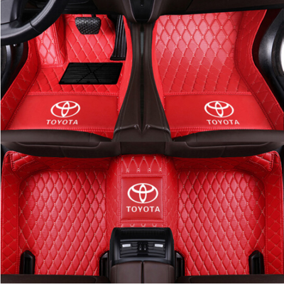 2003 2020 For Toyota Corolla Leather Car Floor Mats Waterproof Mat