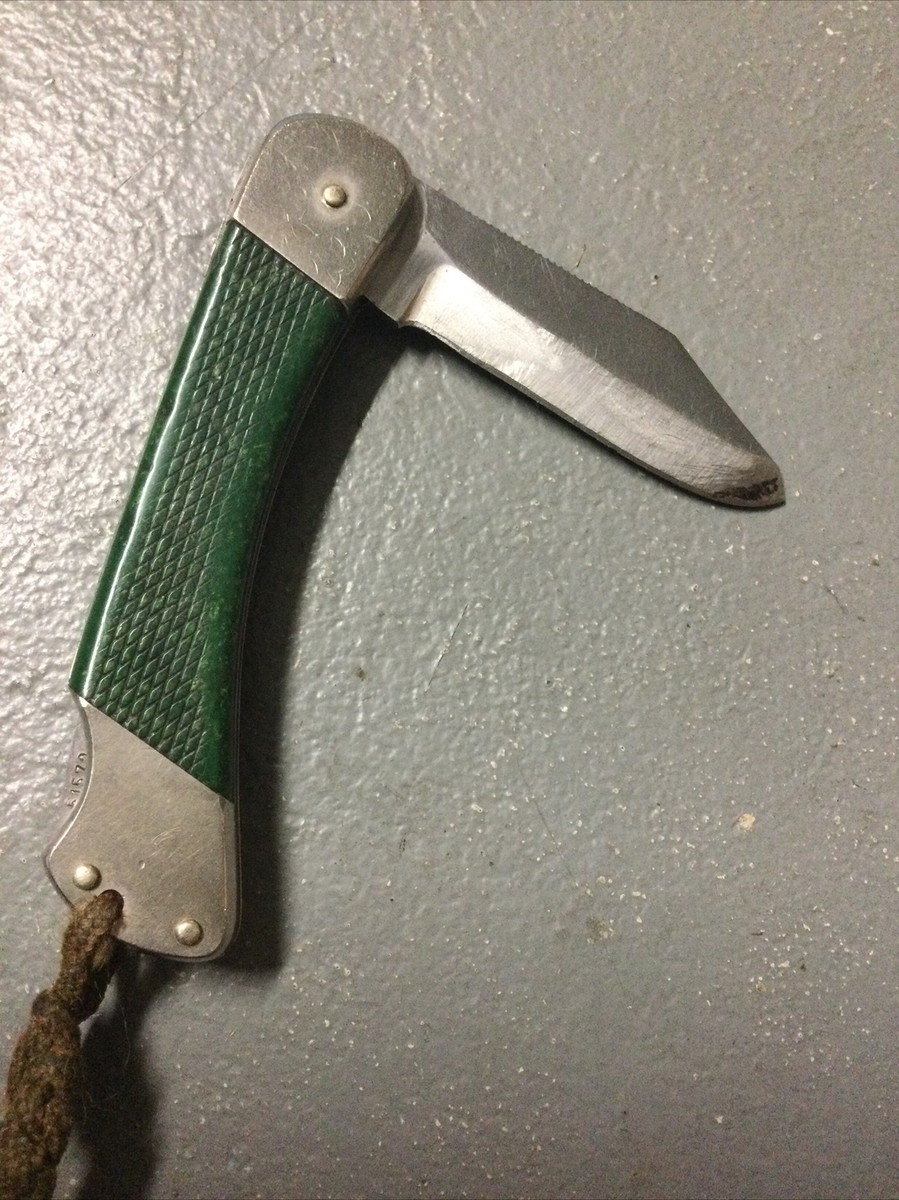 PUMA GREEN FOLDING POCKET excellent KNIFE