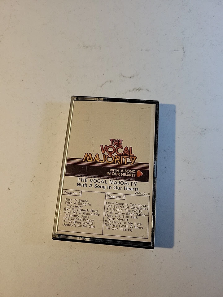 The Vocal Majority With A Song In Our Hearts 1979 Cassette Tape Foto 2 de 4