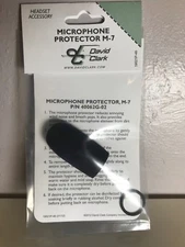 DAVID CLARK MIKE MUFF, WIND SCREEN, COVER p/n 40062G-02 for M-7 MICROPHONES