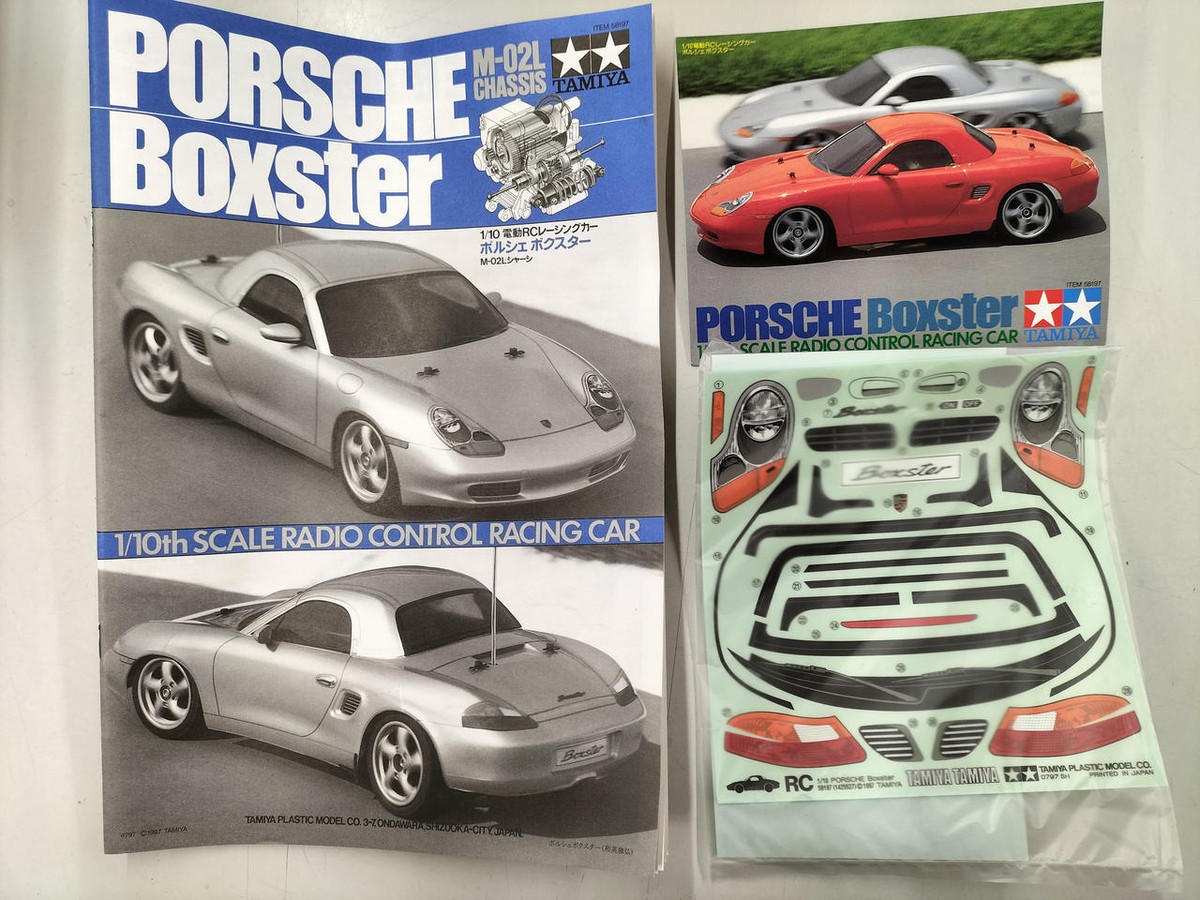 TAMIYA 1/10 RC PORSCHE BOXSTER #58197 Racing Car Model Kit