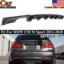 Performance Style Rear Diffuser Fits 12-18 BMW F30 F31 3-Series 325i 328i 330i