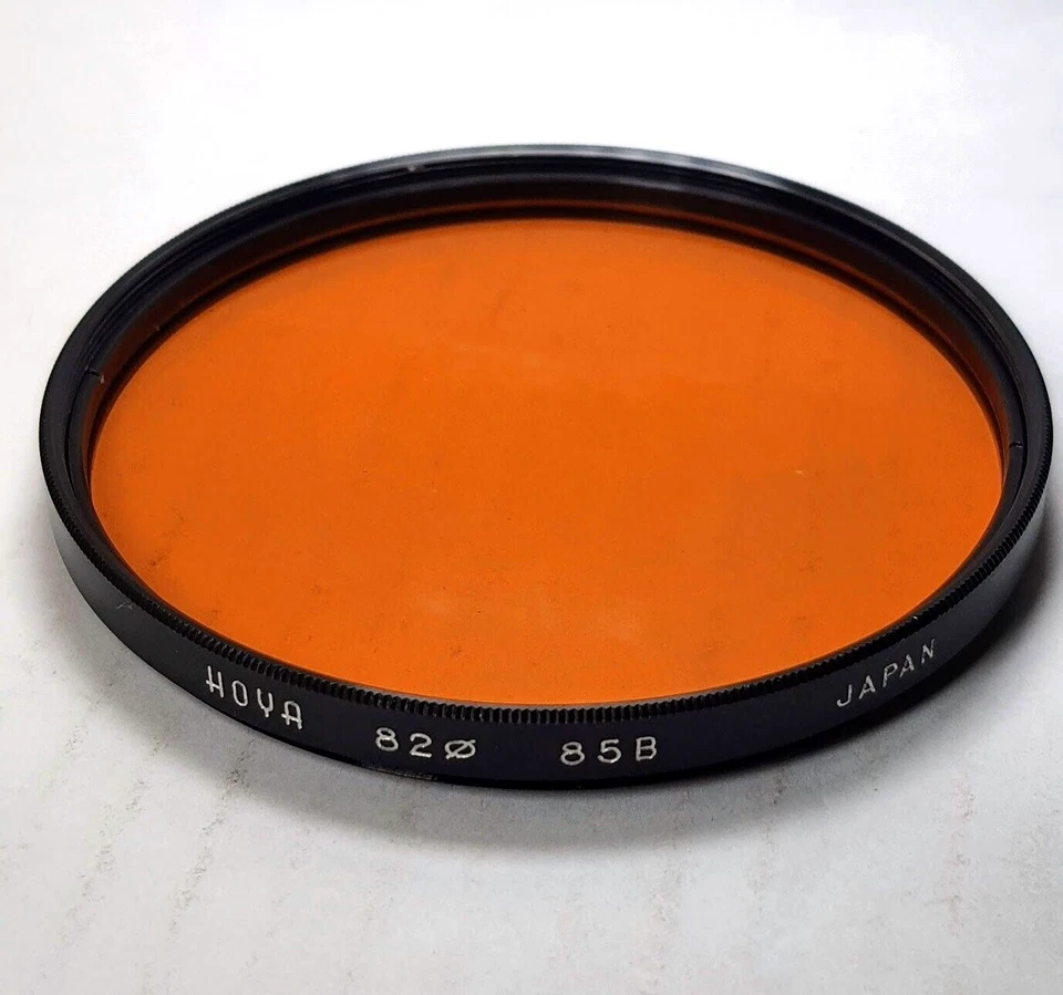 Genuine Hoya 82mm 85B 85-B 85 B Color Conversion Glass Lens Filter Japan 82 mm - Image 2 of 4