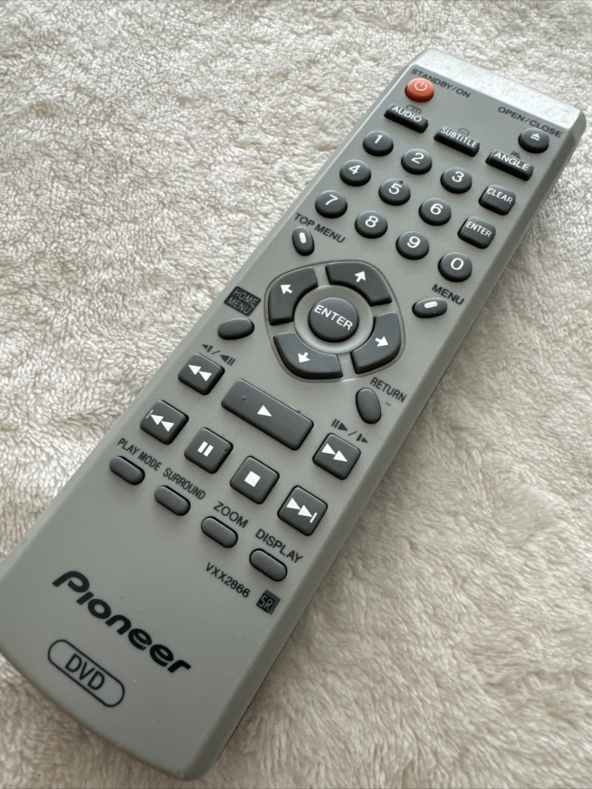 PIONEER — DVD — REMOTE CONTROL — VXX2866