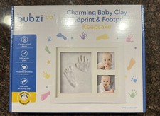 Bubzi Co Charming baby clay handprint footprint keepsake factory-sealed