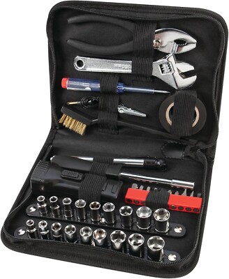 Performance Tool 38-Piece Compact Tool Set with Zipper Case   W1197