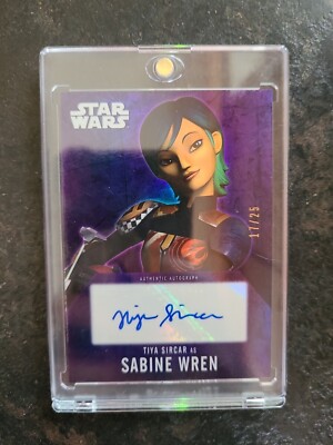 2016 Topps Star Wars Evolution Autograph Sabine Wren Rebels