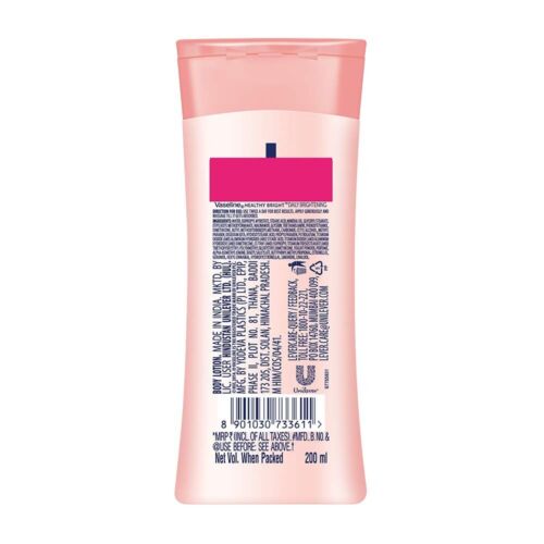 Vaseline Healthy Bright Daily Brightening Body Lotion with vitamin B3, 200 ML - Picture 3 of 7