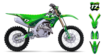 Graphics Kawasaki KX450 KX 450 2024-2026 KXX250 2025-2026 Stickers