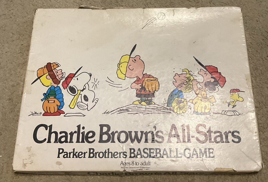 Charlie Brown's All-Stars Baseball Board Game - Parker Brothers