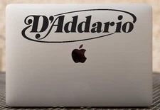 D'Addario Logo Decal- Guitar Sticker- Music Decal- Vinyl Decal-Band Decal