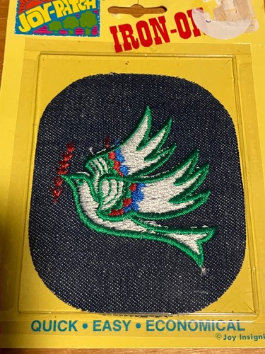 Lote de 5 parches retro vintage de jean bordados y azules para planchar, paquetes sellados - Imagen 2 de 16