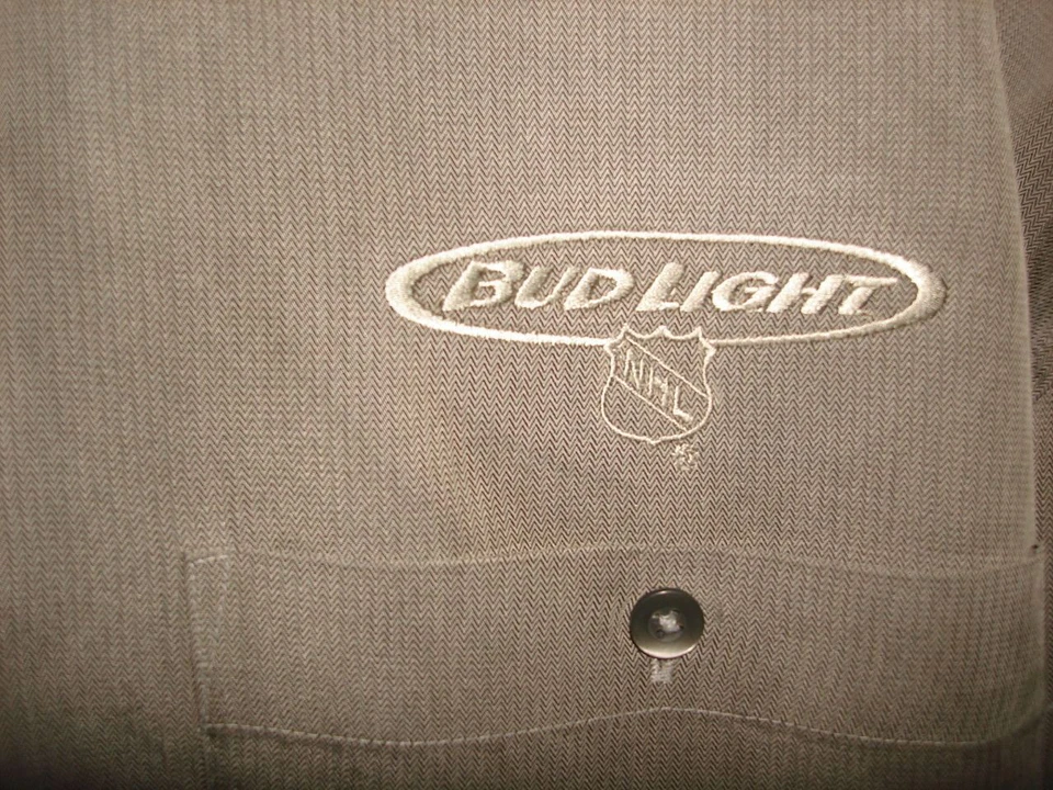 Gear for Sports Mens "BUDWISER NHL" EMBROIDERED long sleeve shirt XL  - Image 3 of 4