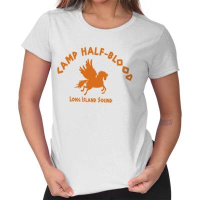 Camp Half Blood Long Island Sound Pegasus Damen Top Junior Grafik T-Shirt