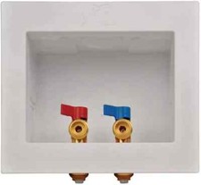 SharkBite 1/2 in. Push-to-Connect x 3/4 in. MHT Brass Washing Machine Outlet Box