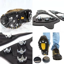 US 1 Pairs Ice Snow Grips Traction Cleats Shoes Anti Slip Cleats Boot Crampons