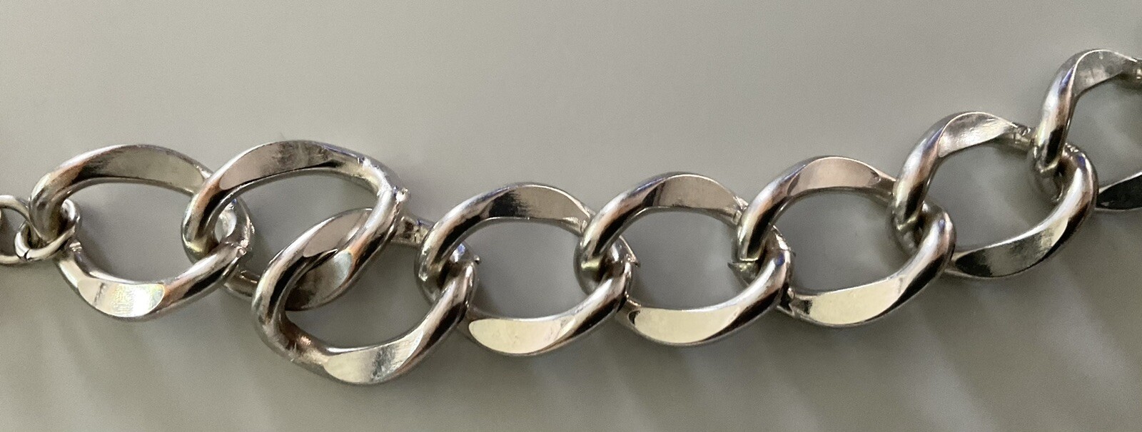 Four Chunky Link Bracelets - Toggle Closure - Sil… - image 6