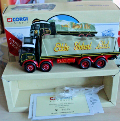Modèle Réduit Corgi 1/50 - Camion Rigide 8 Roues Atkinson Aux Couleurs Eddie Stobart | Occasion