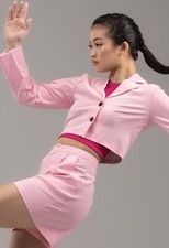 Weissman Pink Blazer and Shorts Dance Costume - Hip Hop/Contemorary Child Large