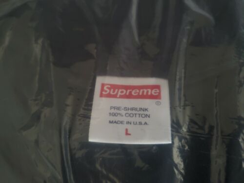 BRAND NEW - Supreme Box Logo Long Sleeve L/S Black Tee Shirt - Size L 100%  AUTH