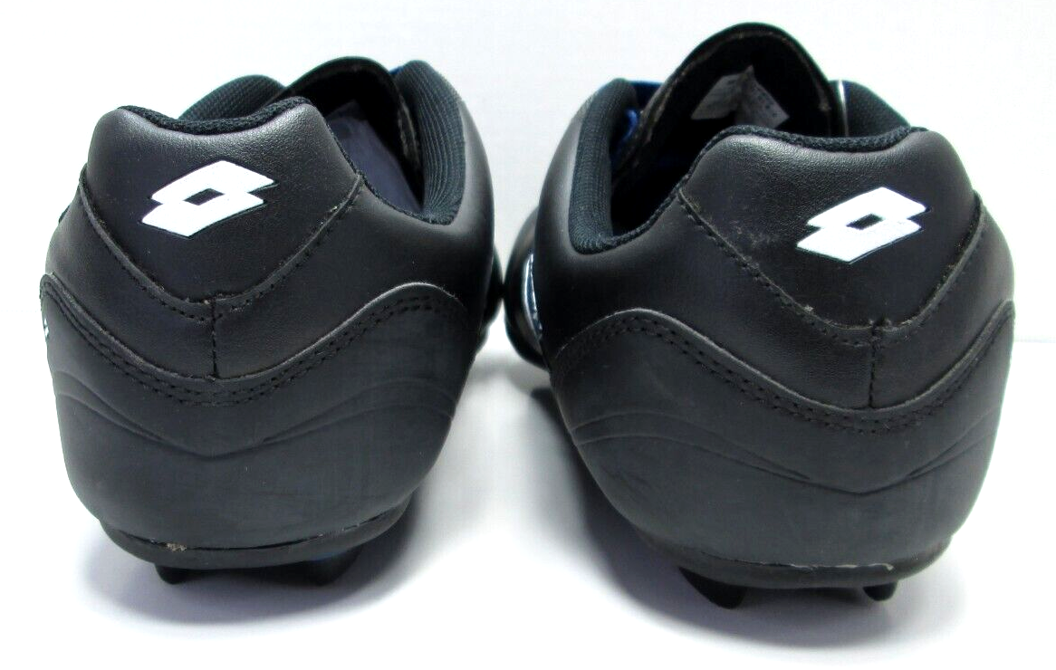 Crampons Lotto Striker Homme - Noir/Bleu - Sol Ferme - Taille US 11 / EUR 44 - NEUFS