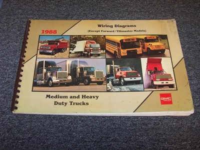 1988 Chevy Kodiak 40 50 60 70 C5 C50 C6 C60 C7 Electrical Wiring