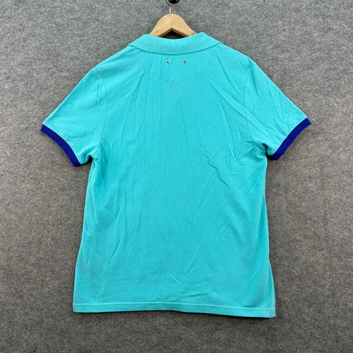 Vilebrequin Poloshirt Herren mittelblau Pfalz Piqué Polo offener Kragen Strand - Bild 9 von 12