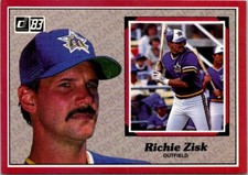 1983 Donruss Baseball Richie Zisk Jumbo