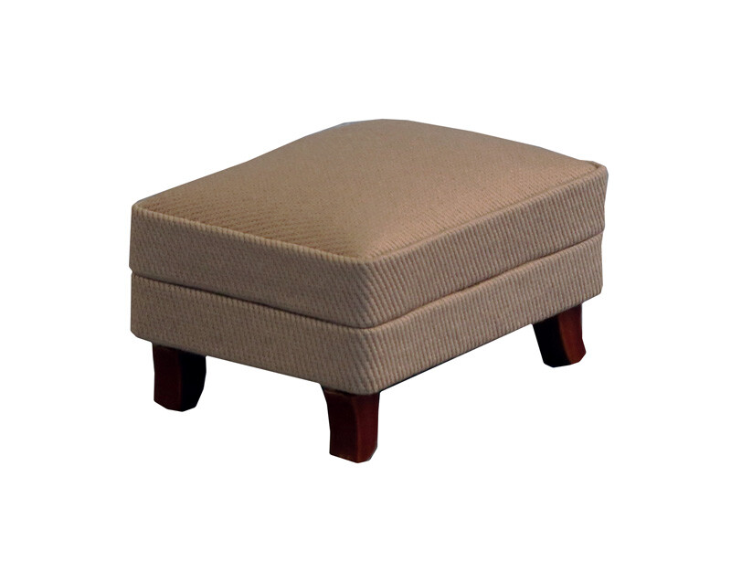 Dolls House Miniature Emporium 1/12th Scale Modern Grey Footstool 9319