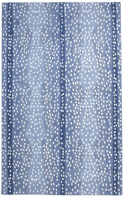 Leopard Blue Hand Tufted Woolen Area Rug Carpets for Home, Bedroom Custome rug