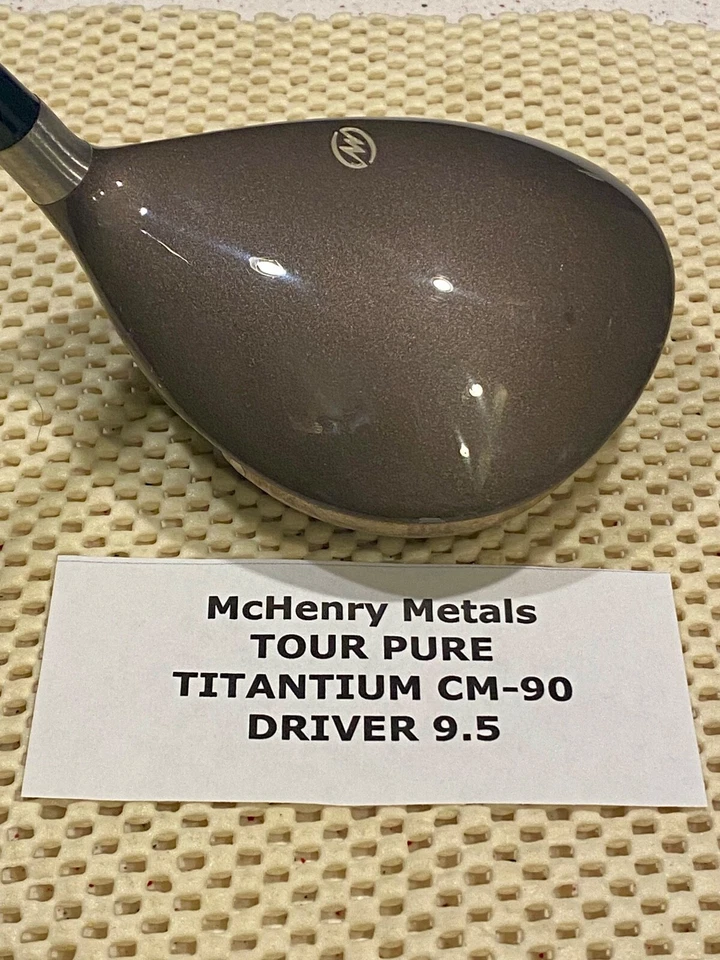 McHenry Metals TOUR PURE CM-90 Titanium 9.5 Deg Driver RH ~ S Graphite Shaft - Image 3 of 4