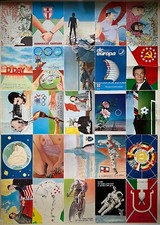 Postcard- Poster Original Pubblicitario- Sport / Politica- '80