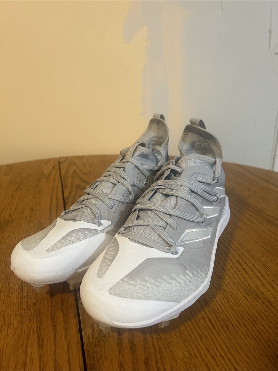 【新品】adidas adizero afterburner シルバー 26.5 ADIDAS Adizero Afterburner Metal Baseball Cleats Gray White HP2179