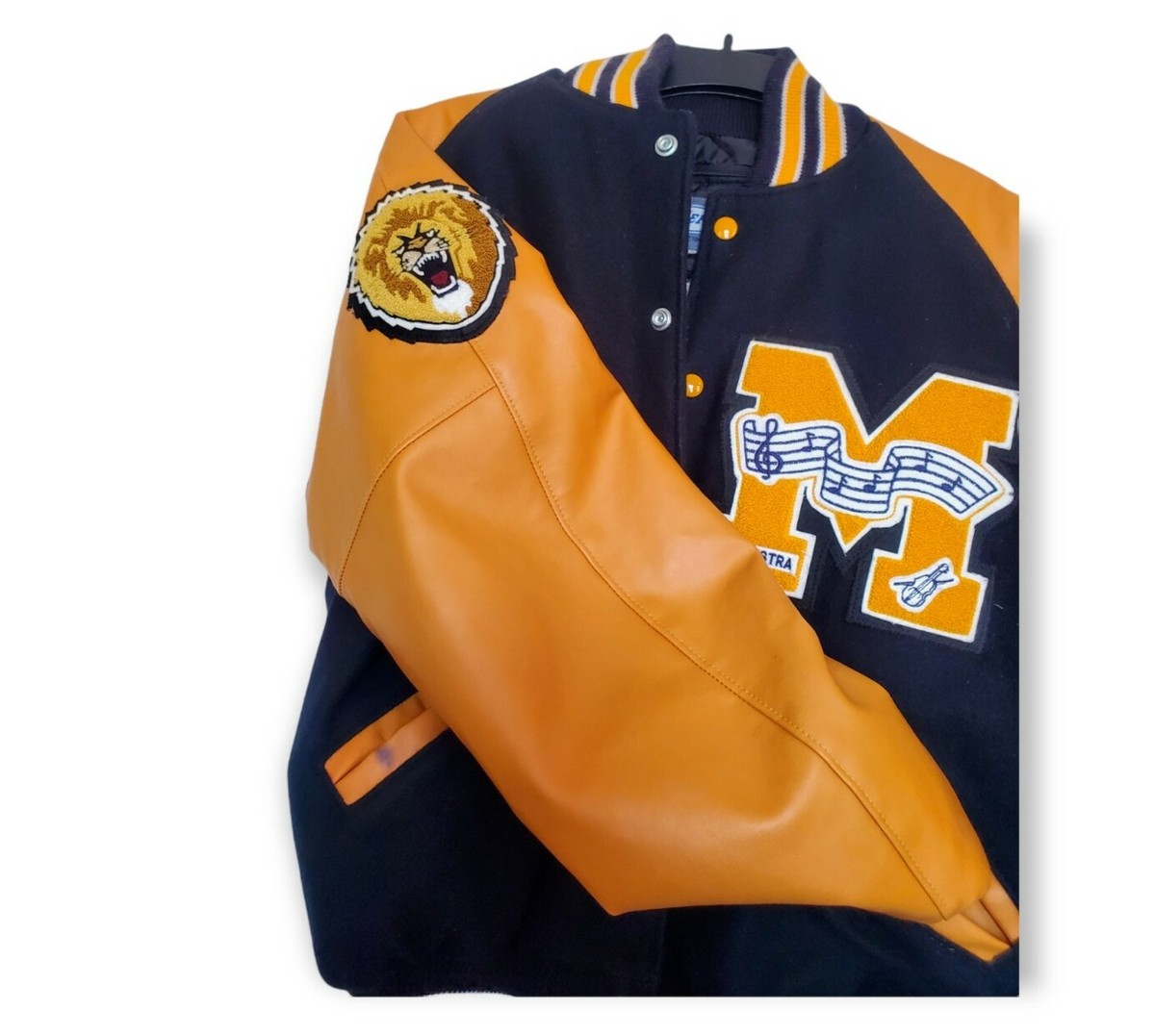 NEFF レターマンジャケット 黒 黄色 2026年最新】NEFF スタジャンの