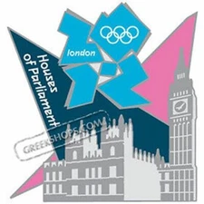 London 2012 Houses of Parliament Pin