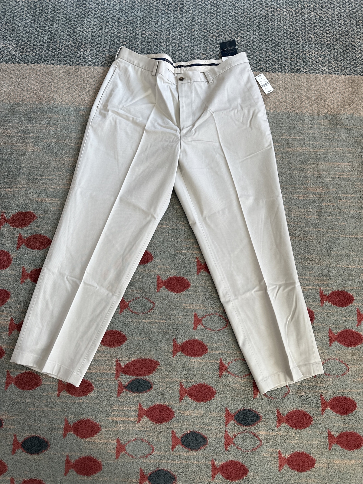 NWT Brooks Brothers Advantage Chino Hudson Pants Beige Men's 40x30 eBay