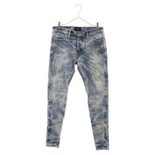 FEAR OF GOD x American Rugsy Selvedge Button Fly Hem Zip Denim Pants Indigo Used