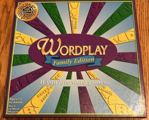 Wordplay Family Edition Wort Brettspiel - Open Box KOMPLETT
