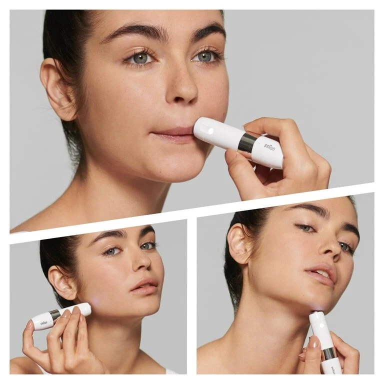 Mini depiladora facial Braun FS1000, depilación facial eléctrica para mujer Foto 4 de 4