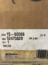 Genuine GM ACDelco OEM HEATER CORE 15-60068 / 52470828 1994-1997 NOS