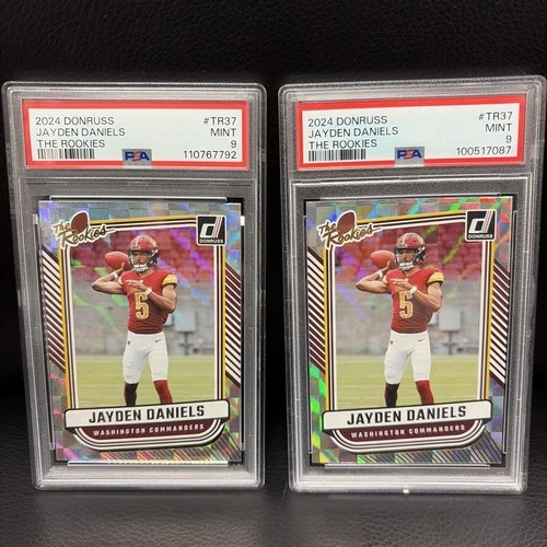 2024 Panini Donruss - The Rookies Jayden Daniels #TR-37 (RC) PSA 9 🔥