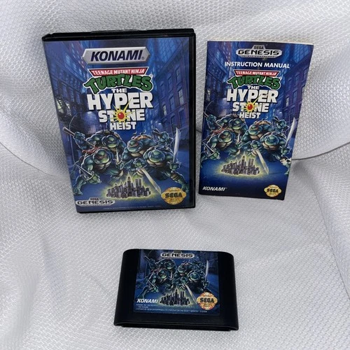 Teenage Mutant Ninja Turtles The Hyperstone Heist - Sega Genesis - Complete CIB